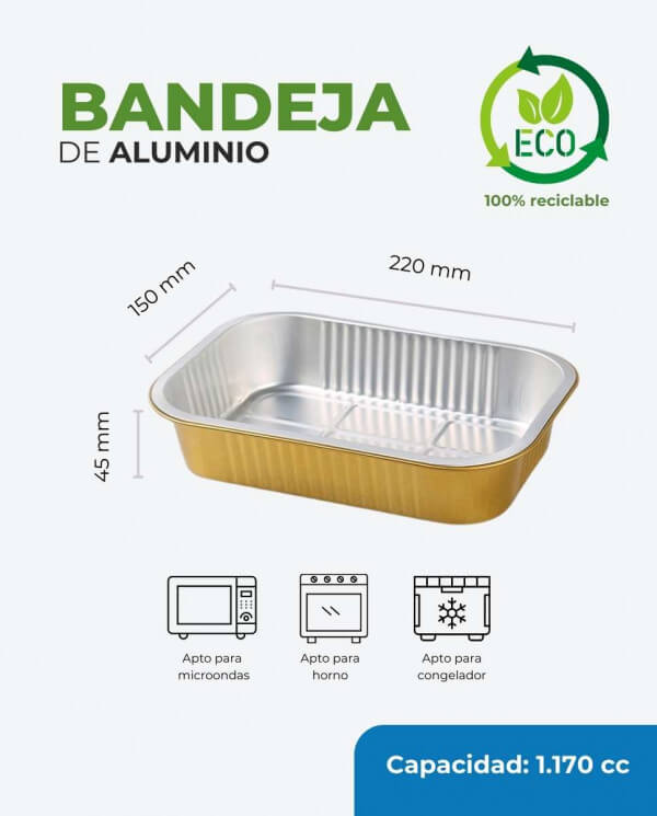 bandeja aluminio bandeja aluminio