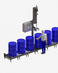 Llenadora de tambores Llenadora de tambores