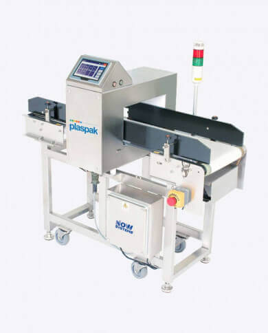 Detector de metales con transportador