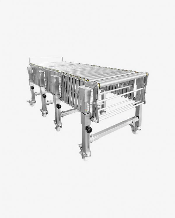 Transportador Flexible de Acero Inoxidable Transportador Flexible de Acero Inoxidable