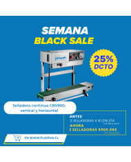 2 Selladoras continua CBS700, vertical y horizontal