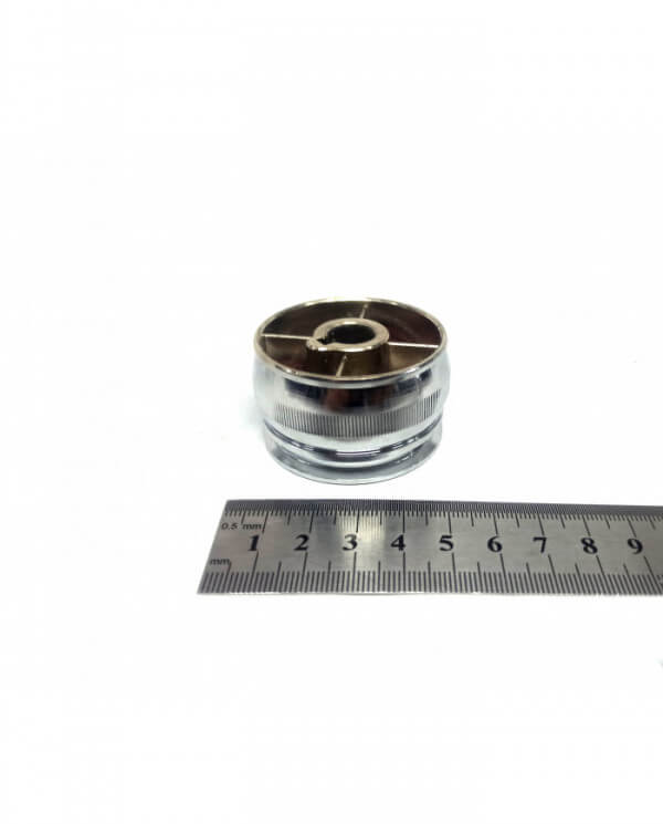 Polea doble para banda de teflón 53mm x 50mm diámetro Polea doble para banda de teflón 53mm x 50mm diámetro