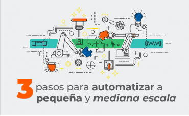 Tres pasos para automatizar a pequeña y mediana escala Tres pasos para automatizar a pequeña y mediana escala